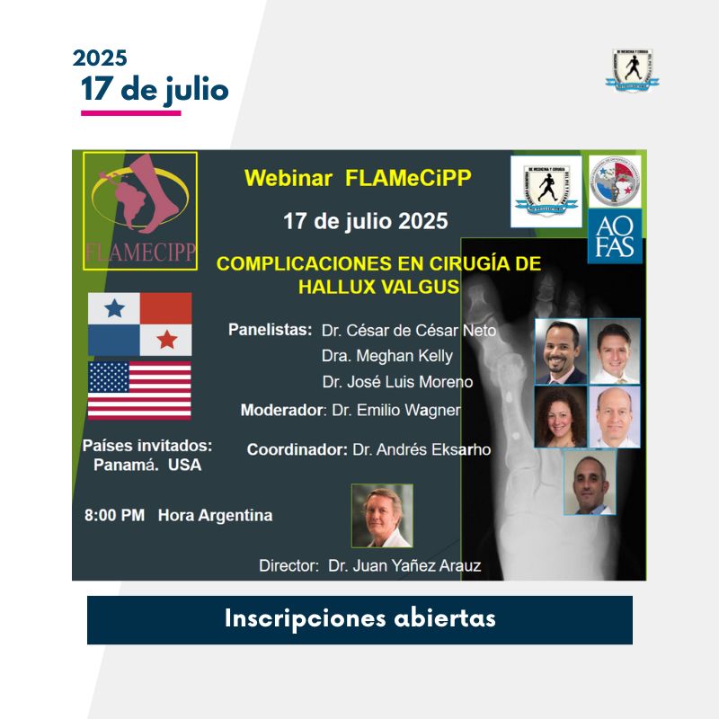 FLAMeCiPP: Complicaciones en cirugia de Hallux Valgus